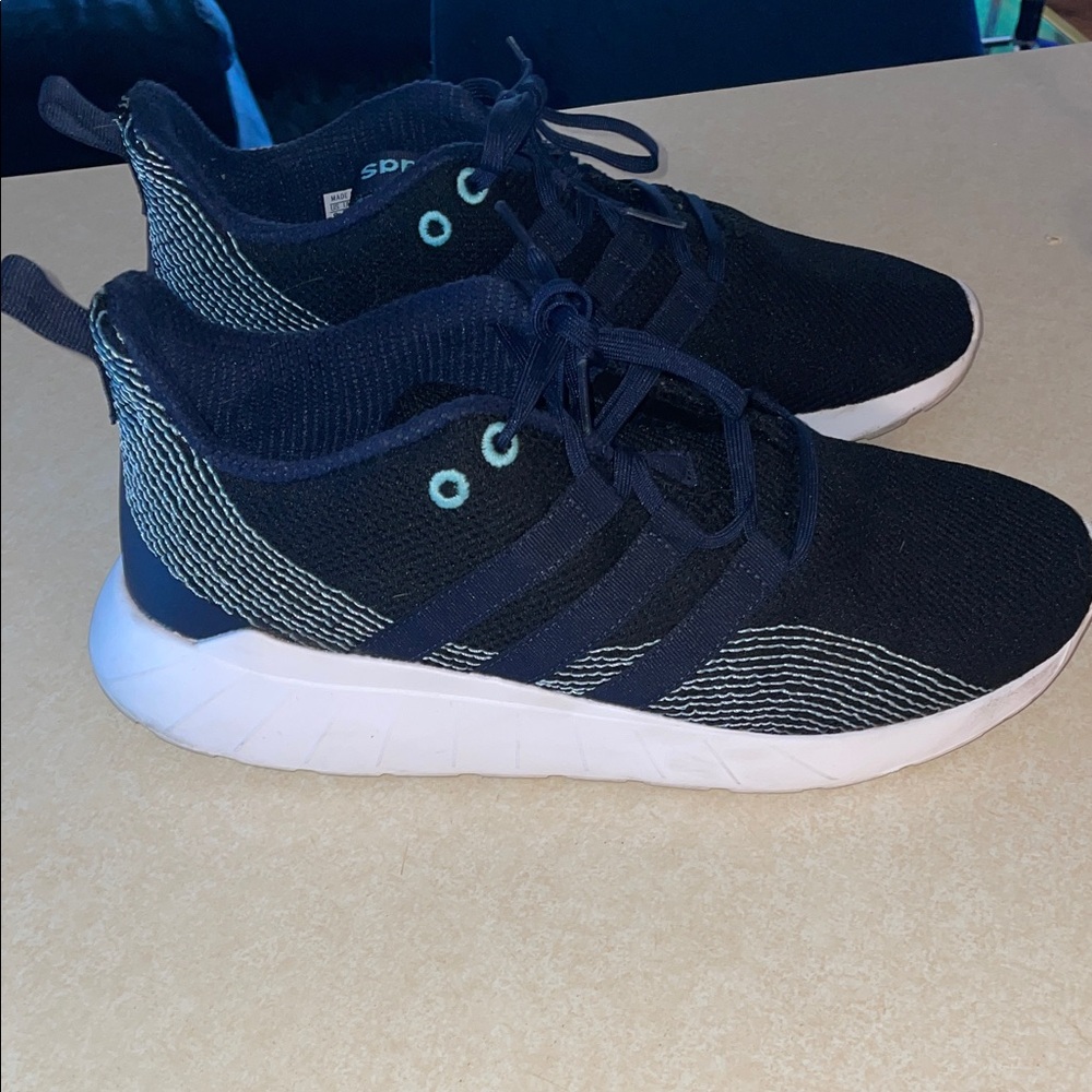 adidas Black and White Men's Shoes
